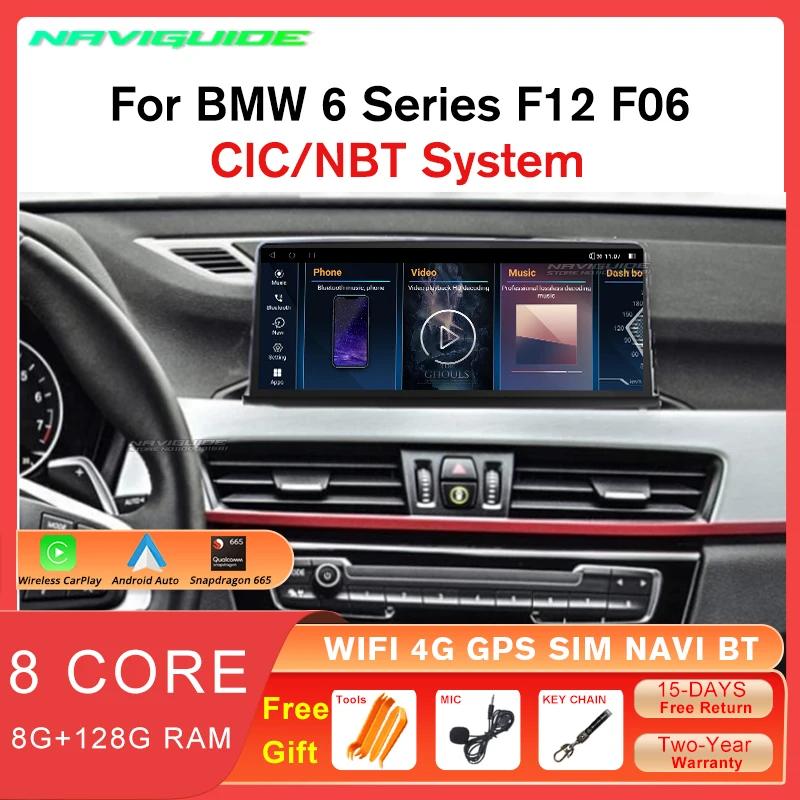 NAVIGUIDE 360 ī޶ Ƽ̵ ÷̾, GPS , 10.25 ġ ȵ̵ 12, BMW 5 ø GT F07 2011-2018 CIC NBT